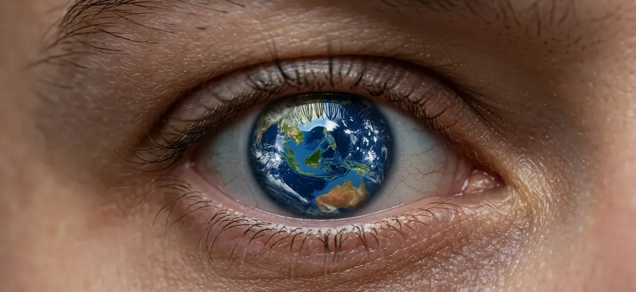 A human eye reflecting the Southeast Asia region — MAD SQUARE's regional focus